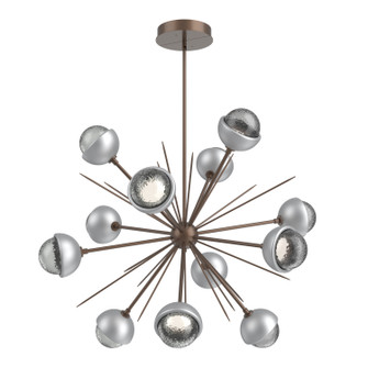 Cabochon LED Chandelier in Burnished Bronze (404|CHB0093-0B-BB-S-001-L3-CS)
