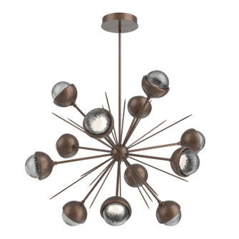 Cabochon LED Chandelier in Burnished Bronze (404|CHB0093-0B-BB-S-001-L1-MS)