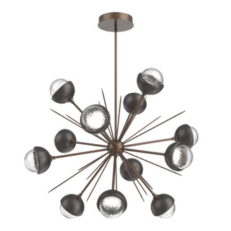 Cabochon LED Chandelier in Burnished Bronze (404|CHB0093-0B-BB-C-001-L3-GP)