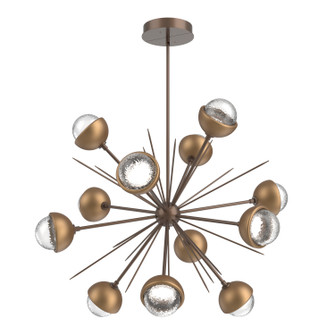 Cabochon LED Chandelier in Burnished Bronze (404|CHB0093-0B-BB-C-001-L1-NB)
