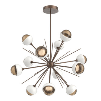 Cabochon LED Chandelier in Burnished Bronze (404|CHB0093-0B-BB-B-001-L1-WI)