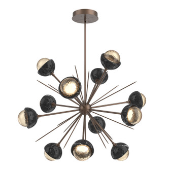 Cabochon LED Chandelier in Burnished Bronze (404|CHB0093-0B-BB-A-001-L3-BM)