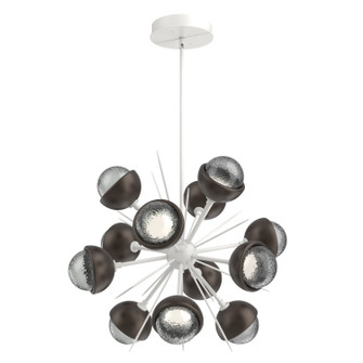 Cabochon LED Chandelier in Salt White (404|CHB0093-0A-WI-S-001-L3-FB)