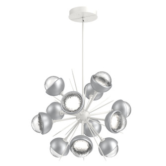 Cabochon LED Chandelier in Salt White (404|CHB0093-0A-WI-C-001-L3-CS)