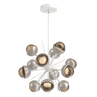 Cabochon LED Chandelier in Salt White (404|CHB0093-0A-WI-B-001-L3-BS)