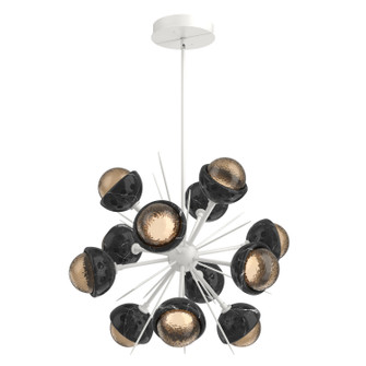 Cabochon LED Chandelier in Salt White (404|CHB0093-0A-WI-B-001-L3-BM)