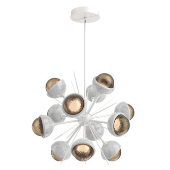Cabochon LED Chandelier in Salt White (404|CHB0093-0A-WI-B-001-L1-WM)