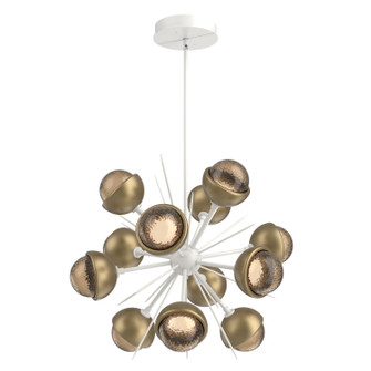 Cabochon LED Chandelier in Salt White (404|CHB0093-0A-WI-B-001-L1-GB)