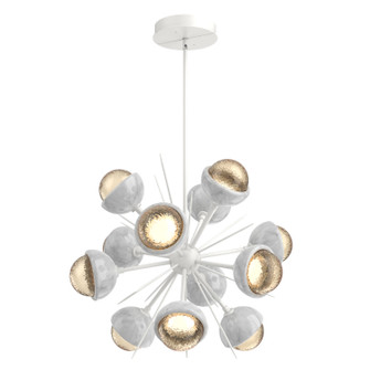 Cabochon LED Chandelier in Salt White (404|CHB0093-0A-WI-A-001-L1-WM)