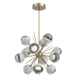 Cabochon LED Chandelier in Novel Brass (404|CHB0093-0A-NB-S-001-L3-WM)