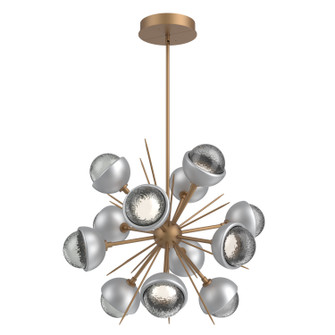 Cabochon LED Chandelier in Novel Brass (404|CHB0093-0A-NB-S-001-L1-CS)