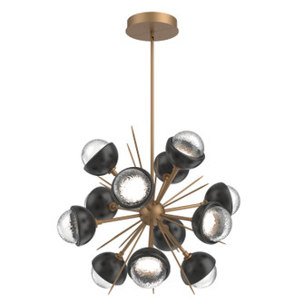Cabochon LED Chandelier in Novel Brass (404|CHB0093-0A-NB-C-001-L1-MB)