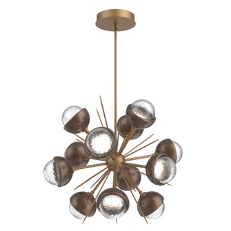Cabochon LED Chandelier in Novel Brass (404|CHB0093-0A-NB-C-001-L1-BB)