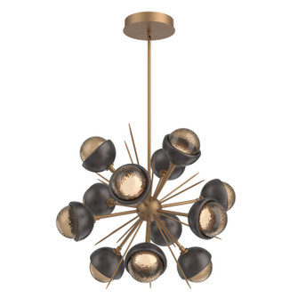 Cabochon LED Chandelier in Novel Brass (404|CHB0093-0A-NB-B-001-L3-GP)