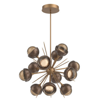 Cabochon LED Chandelier in Novel Brass (404|CHB0093-0A-NB-B-001-L3-BB)