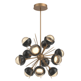 Cabochon LED Chandelier in Novel Brass (404|CHB0093-0A-NB-A-001-L3-MB)