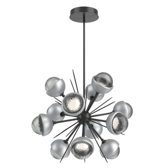 Cabochon LED Chandelier in Matte Black (404|CHB0093-0A-MB-S-001-L3-CS)