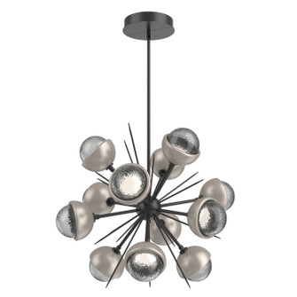Cabochon LED Chandelier in Matte Black (404|CHB0093-0A-MB-S-001-L3-BS)