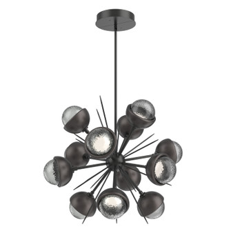 Cabochon LED Chandelier in Matte Black (404|CHB0093-0A-MB-S-001-L1-GP)