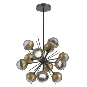 Cabochon LED Chandelier in Matte Black (404|CHB0093-0A-MB-S-001-L1-GB)