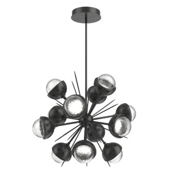 Cabochon LED Chandelier in Matte Black (404|CHB0093-0A-MB-C-001-L3-MS)