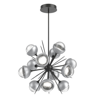 Cabochon LED Chandelier in Matte Black (404|CHB0093-0A-MB-C-001-L3-CS)