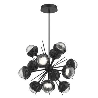 Cabochon LED Chandelier in Matte Black (404|CHB0093-0A-MB-C-001-L1-BM)