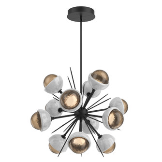 Cabochon LED Chandelier in Matte Black (404|CHB0093-0A-MB-B-001-L3-WM)