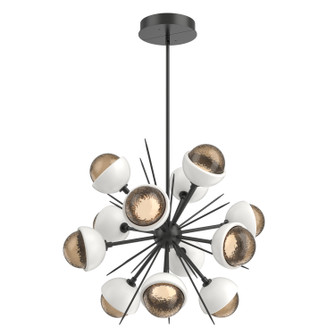 Cabochon LED Chandelier in Matte Black (404|CHB0093-0A-MB-B-001-L3-WI)