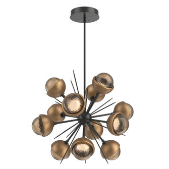 Cabochon LED Chandelier in Matte Black (404|CHB0093-0A-MB-B-001-L3-NB)