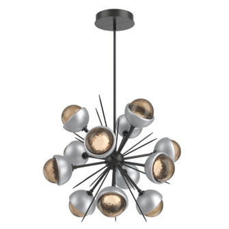 Cabochon LED Chandelier in Matte Black (404|CHB0093-0A-MB-B-001-L1-CS)