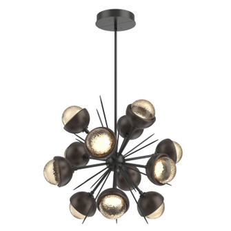 Cabochon LED Chandelier in Matte Black (404|CHB0093-0A-MB-A-001-L3-FB)