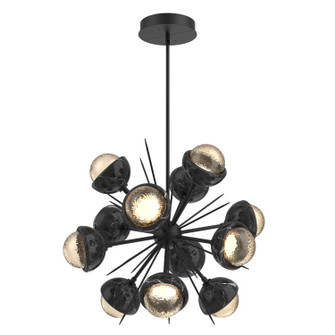 Cabochon LED Chandelier in Matte Black (404|CHB0093-0A-MB-A-001-L3-BM)