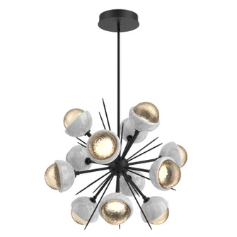 Cabochon LED Chandelier in Matte Black (404|CHB0093-0A-MB-A-001-L1-WM)