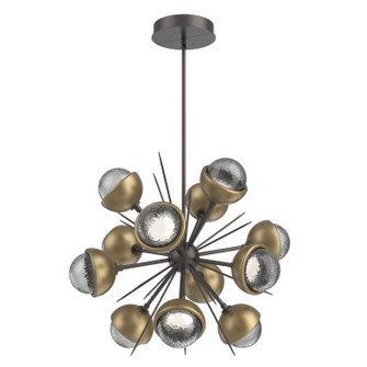 Cabochon LED Chandelier in Graphite (404|CHB0093-0A-GP-S-001-L3-GB)