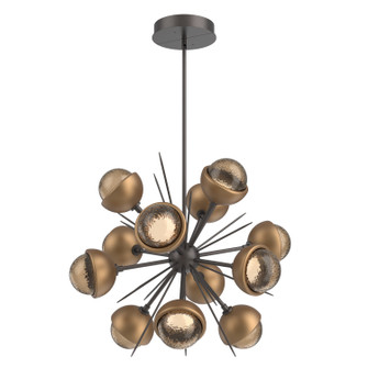 Cabochon LED Chandelier in Graphite (404|CHB0093-0A-GP-B-001-L1-NB)
