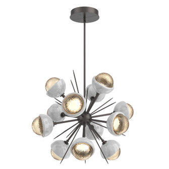 Cabochon LED Chandelier in Graphite (404|CHB0093-0A-GP-A-001-L3-WM)