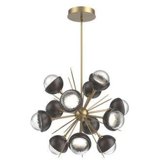 Cabochon LED Chandelier in Gilded Brass (404|CHB0093-0A-GB-C-001-L3-GP)