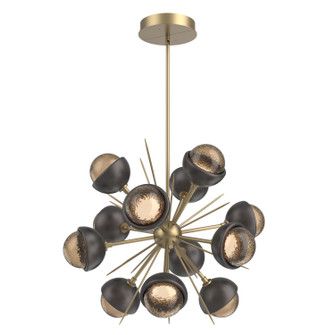 Cabochon LED Chandelier in Gilded Brass (404|CHB0093-0A-GB-B-001-L1-GP)