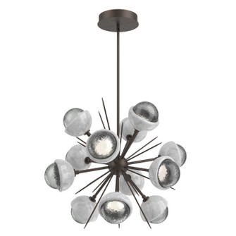 Cabochon LED Chandelier in Flat Bronze (404|CHB0093-0A-FB-S-001-L1-WM)