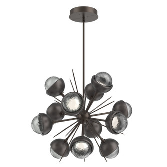 Cabochon LED Chandelier in Flat Bronze (404|CHB0093-0A-FB-S-001-L1-GP)