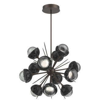 Cabochon LED Chandelier in Flat Bronze (404|CHB0093-0A-FB-S-001-L1-BM)
