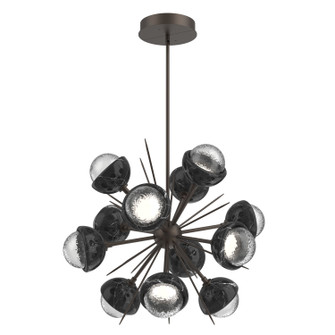 Cabochon LED Chandelier in Flat Bronze (404|CHB0093-0A-FB-C-001-L1-BM)