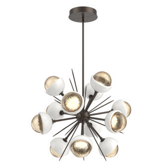 Cabochon LED Chandelier in Flat Bronze (404|CHB0093-0A-FB-A-001-L1-WI)