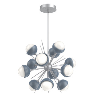 Cabochon LED Chandelier in Classic Silver (404|CHB0093-0A-CS-WL-001-L3-BU)