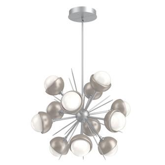 Cabochon LED Chandelier in Classic Silver (404|CHB0093-0A-CS-WL-001-L3-BS)