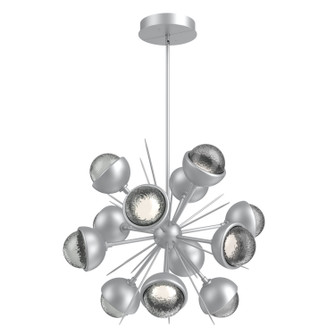 Cabochon LED Chandelier in Classic Silver (404|CHB0093-0A-CS-S-001-L3-MS)