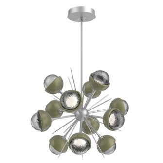 Cabochon LED Chandelier in Classic Silver (404|CHB0093-0A-CS-S-001-L1-GE)