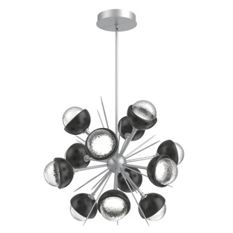 Cabochon LED Chandelier in Classic Silver (404|CHB0093-0A-CS-C-001-L3-MB)