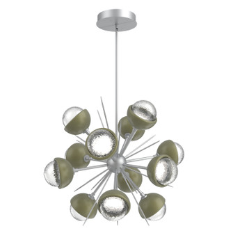 Cabochon LED Chandelier in Classic Silver (404|CHB0093-0A-CS-C-001-L3-GE)